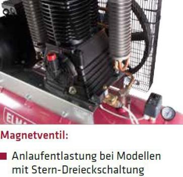 ELMAG PL 1600/10/500 D, mit Sterndreieckanlage Kompressor PROFI-LINE